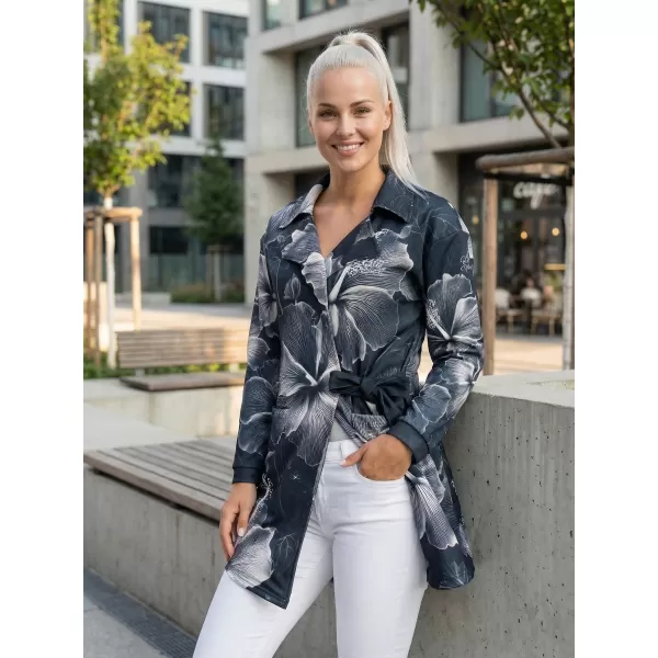  Dámska prémiová bunda ALTISPORT VOJ/ALW102MI05 ČIERNOBIELY 