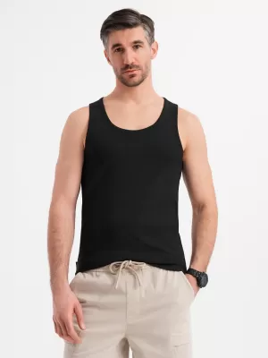 Tričko OMBRE OM-TSBT-0239 ČIERNY