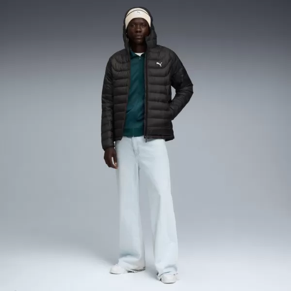  Pánska bunda PUMA PACKLITE HOODED DOWN JACKET 685221-01 ČIERNA 