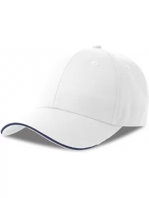 Čiapka ATLANTIS | Sport Sandwich-S WHITE/NAVY