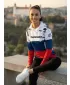 Dámska prémiová funkčná mikina ALTISPORT VOJ/ALW036SL/MI01 PRUHY