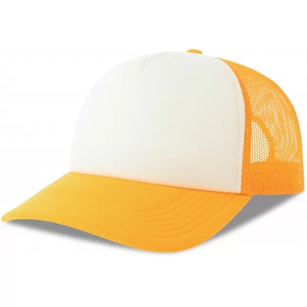  Čiapka ATLANTIS | Rapper-S WHITE/YELLOW 