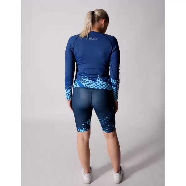  Dámske prémiové funkčné tričko s dlhým rukávom ALTISPORT VOJ/ALW109TR03 KRÁĽOVSKÁ MODRÁ 