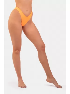 Oranžové bikiny v tvare V - vysoký spodný diel 455 ORANŽOVÁ Nebbia