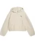 Dámska mikina PUMA WARDROBE ESS OVERSIZED POLAR FLEECE HOODIE 632048-87 BIELY