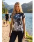 Dámske prémiové funkčné tričko ALTISPORT VOJ/ALW055TR01 ČIERNOBIELY