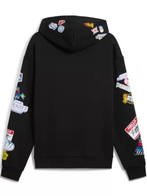 Pánska mikina PUMA HOOPERHOTLINE PULLOVER HOODIE 632827-02 ČIERNY