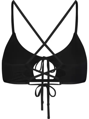 Dámske bikiny - najvyššia časť NORDBLANC NBSSS8211 ČIERNY