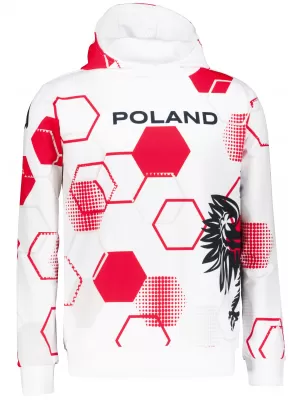 Pánska prémiová funkčná mikina ALTISPORT VOJ/ALM036PL/MI01 HEXA-WH