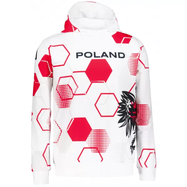  Pánska prémiová funkčná mikina ALTISPORT VOJ/ALM036PL/MI01 HEXA-WH 