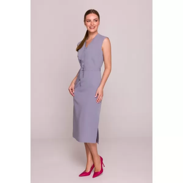  Šaty STYLOVE S410 HOLUBICA SIVÁ 