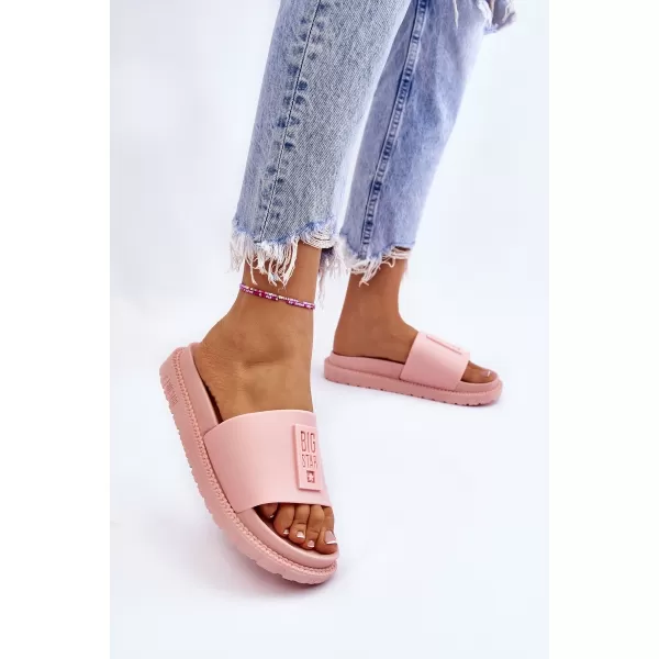  Dámske šľapky BIG STAR LL274425 RUŽOVÁ Big Star Shoes 