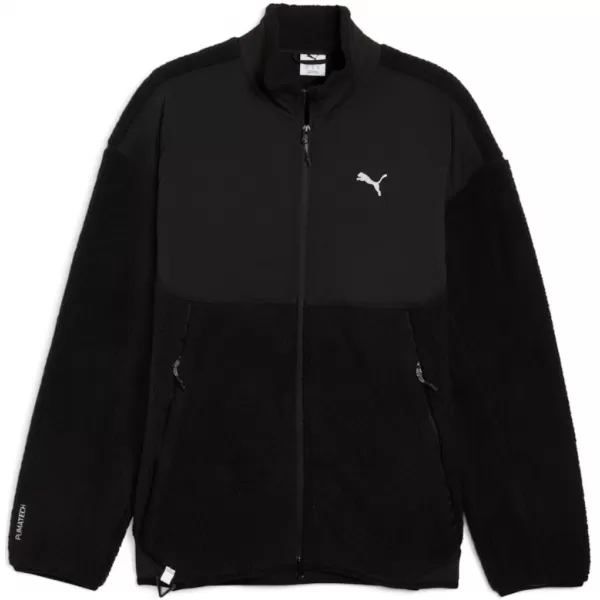  Pánska bunda PUMA TECH SOFT TECH RELAXED SHERPA JACKET 632104-01 ČIERNA 