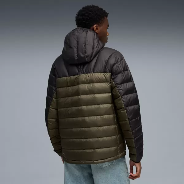  Pánska bunda PUMA PACKLITE HOODED DOWN JACKET 685221-70 ZELENÁ 