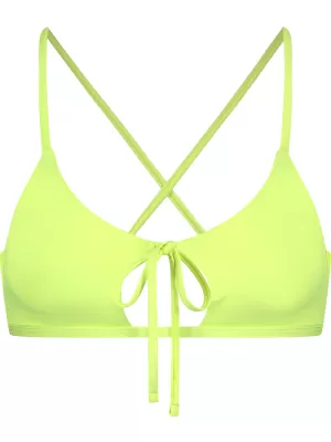 Dámske bikiny - najvyššia časť NORDBLANC NBSSS8211 ŽLTÝ