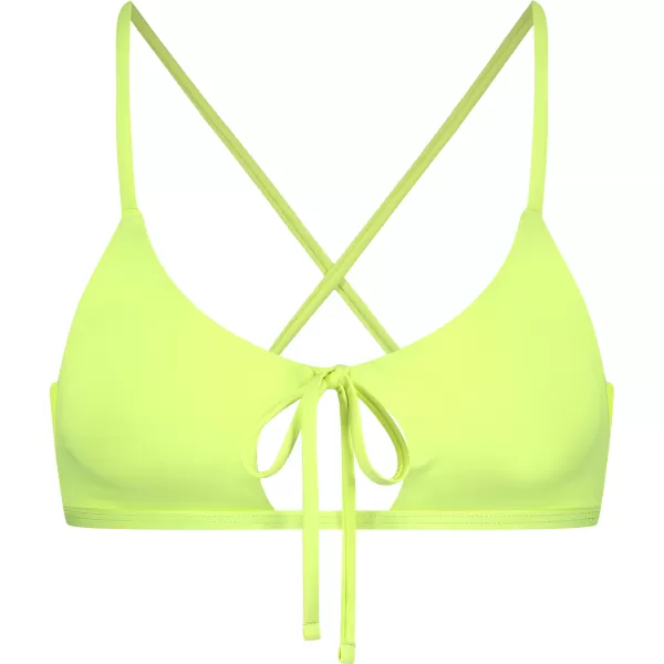  Dámske bikiny - najvyššia časť NORDBLANC NBSSS8211 ŽLTÝ 