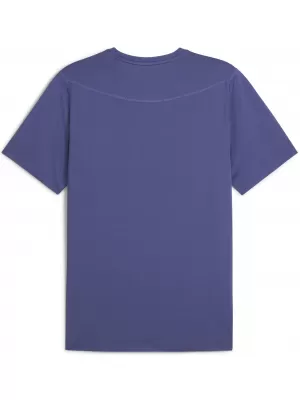 Tričko PUMA EVERYDAY KNIT PERF SS TEE? M 526631_46 MODRÝ KRYŠTÁL