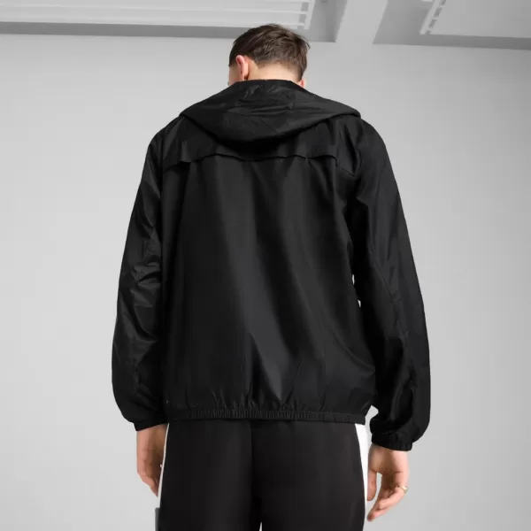  Veterný breaker PUMA ESS REGULAR WINDBREAKER 684625-01 ČIERNY 