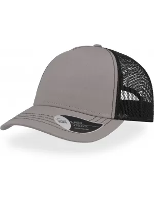 Čiapka ATLANTIS | Rapper Canvas GREY/BLACK