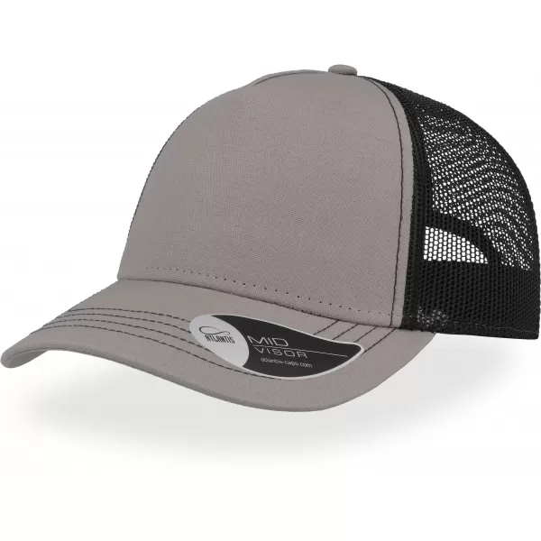  Čiapka ATLANTIS | Rapper Canvas GREY/BLACK 