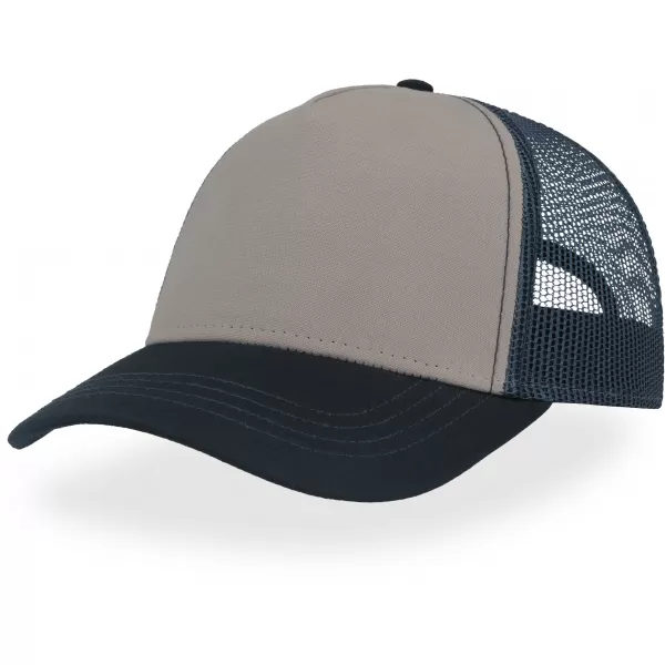  Čiapka ATLANTIS | Rapper Canvas-S GREY/NAVY 