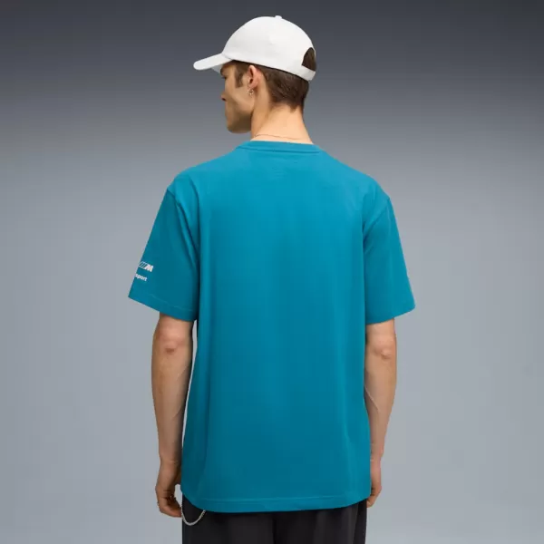  Tričko PUMA BMW MMS BOLD GRAPHIC TEE 632914-06 MODRÝ 