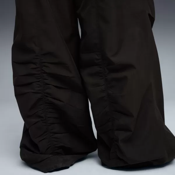  Dámske nohavice PUMA WARDROBE ESS PARACHUTE WOVEN PANTS OP 632044-01 ČIERNY 