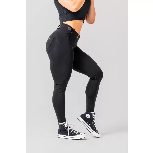  Legíny Bubble Butt 2.0 MAXIMUM PUSH-UP 306 BLACK Nebbia 