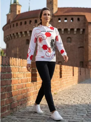 Dámska prémiová funkčná mikina ALTISPORT VOJ/ALW036PL/MI01 HEXA-WH