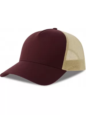 Čiapka ATLANTIS | Rapper Cotton-S BURGUNDY/STONE