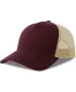 Čiapka ATLANTIS | Rapper Cotton-S BURGUNDY/STONE