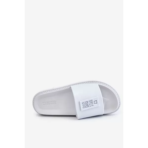  Dámske šľapky BIG STAR LL274428 BIELA ​​Big Star Shoes 