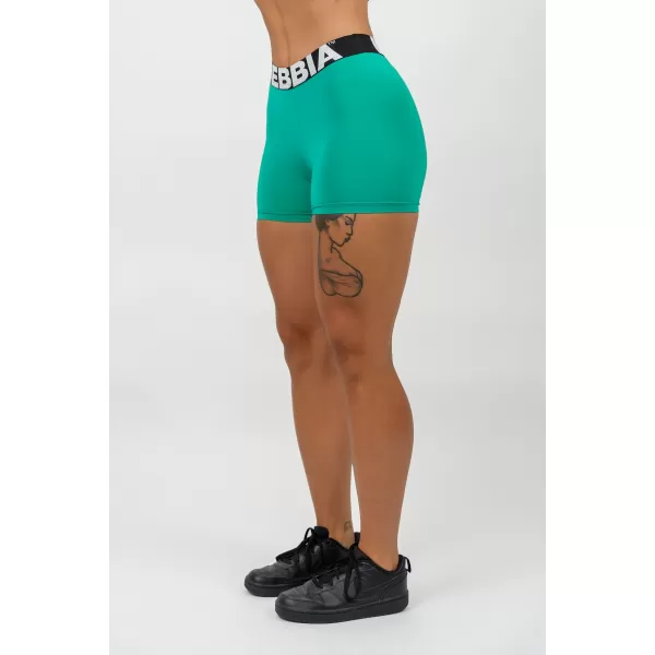  Fitness šortky s vysokým pásom GLUTE PUMP 240 GREEN Nebbia 
