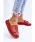 Dámske šľapky BIG STAR LL274430 ČERVENÁ Big Star Shoes