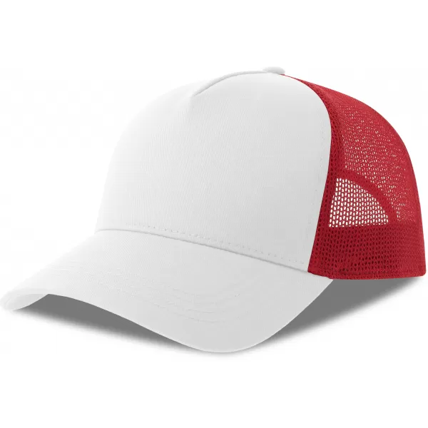  Čiapka ATLANTIS | Rapper Cotton-S WHITE/RED 