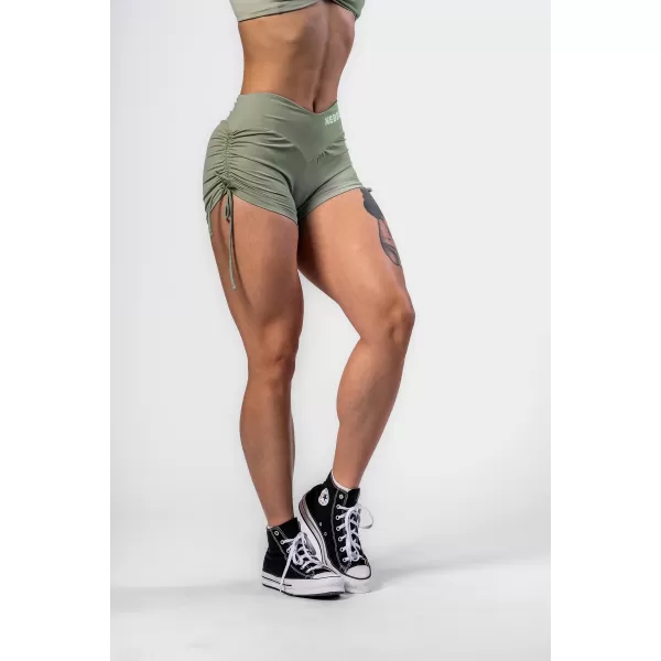  Push-up šortky so šnurovaním STRONG BEAUTY 429 LIGHT GREEN Nebbia 