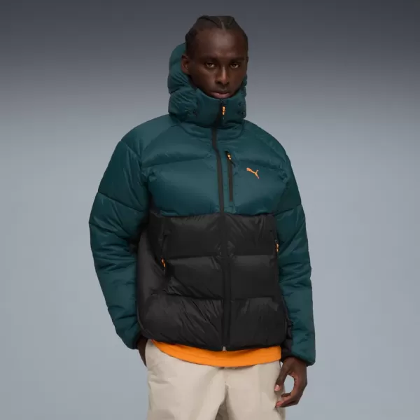 Pánska bunda PUMA TECH PRIMALOFT PUFFER JACKET 632165-75 ZELENÁ 