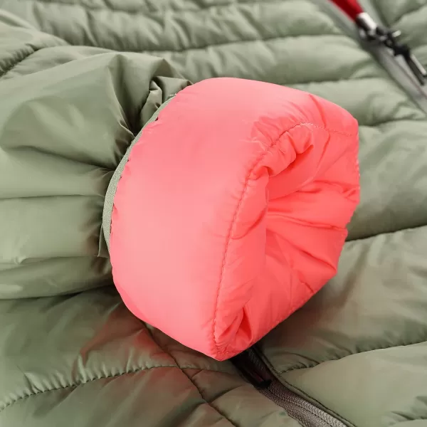  Dámska obojstranná bunda ALPINE PRO EROMA ZELENÁ 