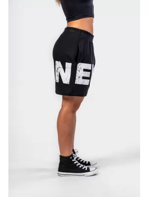 Šortky MUSCLE MOMMY 624 BLACK Nebbia 6 Inch Sweat