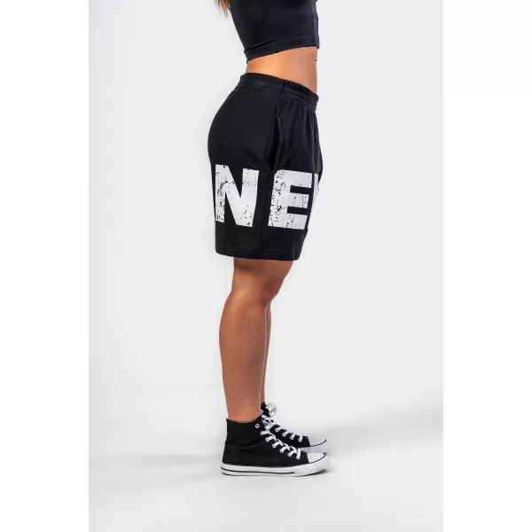  Šortky MUSCLE MOMMY 624 BLACK Nebbia 6 Inch Sweat 