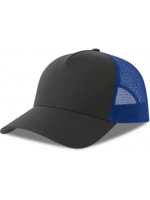 Čiapka ATLANTIS | Rapper Cotton-S DARK GREY/ROYAL