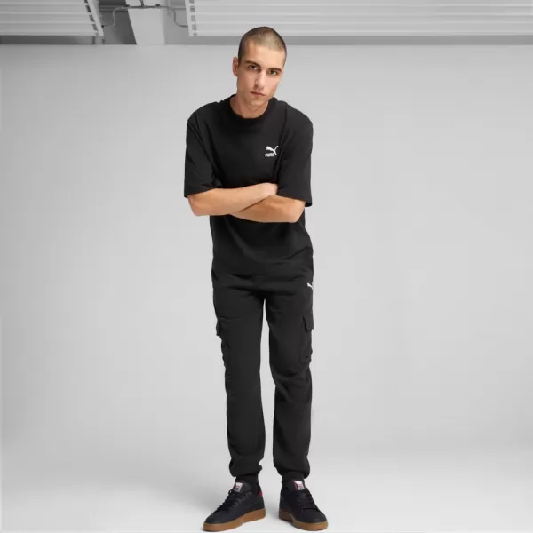  Pánske sledovacie súpravy PUMA ESS CARGO PANTS FL CL 682656-01 ČIERNY 