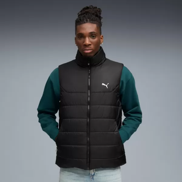  Pánska bunda PUMA ESS PADDED VEST 685209-01 ČIERNA 