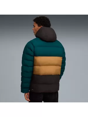 Pánska bunda PUMA MONO HOODED JACKET 688367-75 ZELENÁ