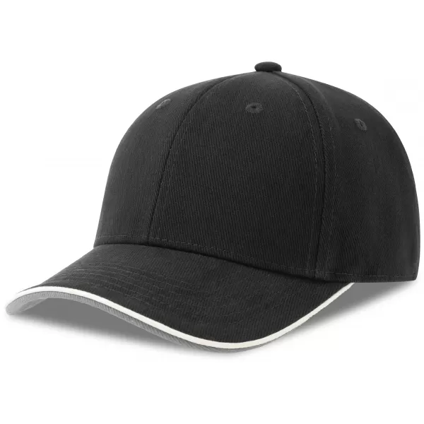  Čiapka ATLANTIS | Pilot Piping Sandwich-S BLACK 