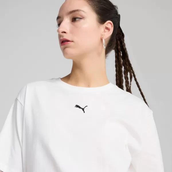  Tričko PUMA ESS RELAXED TEE 684971-02 BIELY 