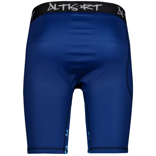  Pánske športové legíny nad kolená premium ALTISPORT VOJ/ALM109LEG02 KRÁĽOVSKÁ MODRÁ 