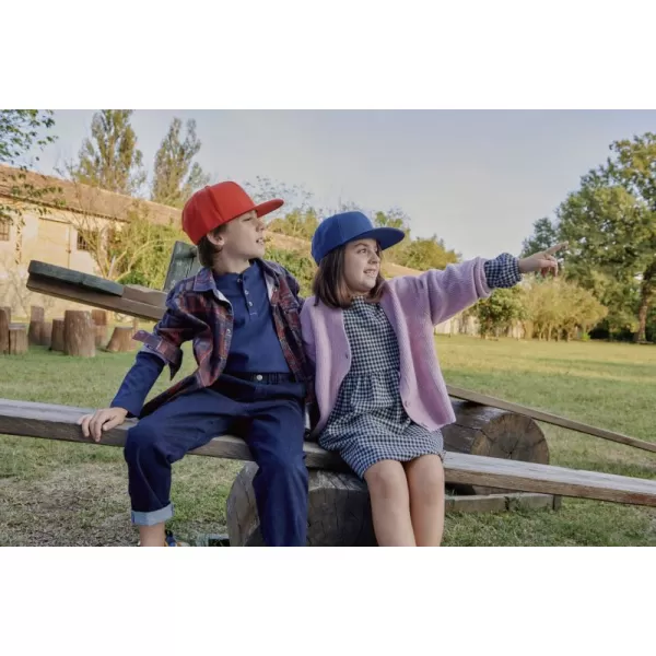  Čiapka ATLANTIS | Kid Snap Back-S BLACK 