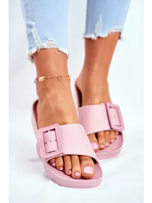 Dámske elegantné šľapky BIG STAR FF274A389 RUŽOVÁ Big Star Shoes