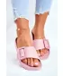 Dámske elegantné šľapky BIG STAR FF274A389 RUŽOVÁ Big Star Shoes